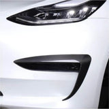 Tesla Model 3 Fog Light Trim - Carbon Fiber Exterior Mods