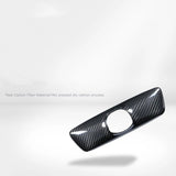 Dry Carbon Fiber Interior Rearview Mirror Cover for Model 3/Y | 4 Finishes | Lightweight