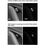 Glow-in-the-Dark Door Handle Stickers for Model 3 (8-Pack) | 2 Colors | Easy Find