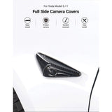 Full Side Camera Covers for Tesla Model 3 / Y - Carbon Fiber Exterior Mods