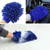 Premium Chenille Car Wash Gloves (2-Pack) | Scratch-Free | Super Absorbent | 3 Colors