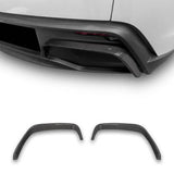 Real Carbon Fiber Rear Diffuser Bumper Trim for Model Y Juniper