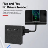Glove Box USB Docking Station for Model Y Juniper & Model 3 Highland - 4 Ports | Plug-and-Play