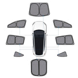 Full Car Sun Shade Set for Tesla Model YL 2026+