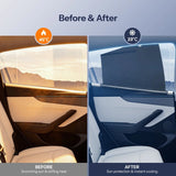 Retractable Window Sunshade for Model Y Juniper | Snap-on Install