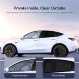 Retractable Window Sunshade for Model Y Juniper | Snap-on Install