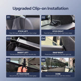 Retractable Window Sunshade for Model Y Juniper | Snap-on Install