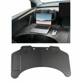 Carbon Fiber Pattern Foldable Working Tray Table for Model 3 Highland & Model Y Juniper | ABS