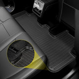 All Weather 3D TPE Floor Mats for Model Y Standard (LHD)