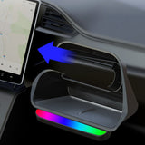 Model 3 Highland / New Model Y Under Screen Storage Box Center Console Organizer With Ambient Lighting - Tesery Official Store