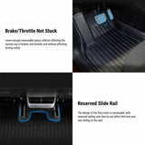 All Weather TPE Floor Mats for Tesla Model Y 7 Seats - Tesery Official Store