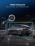 Ambient Light Screen Edge Protector With Wireless Charging Phone Holder for Model 3/Y - Tesery Official Store