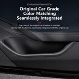 TESVRA 4PCS Full-Cover Waterproof Door Storage Box Set for Tesla Model Y & Model 3 Highland