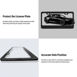 Black License Plate Frame (2pcs) for Tesla - Tesery Official Store