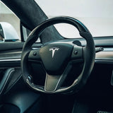 Carbon Fiber Sport Steering Wheel for Tesla Model 3 / Y 【Style 39】 - Tesery Official Store