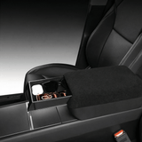 Center Console Armrest Riser with Hidden Sliding Storage for Model 3 Highland & Model Y Juniper - Tesery Official Store