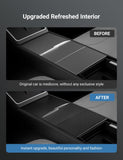 Dry Carbon Fiber Center Console Cover For Tesla Model Y Juniper / Model 3 Highland - Tesery Official Store
