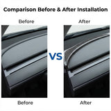 Dry Carbon Fiber Upper Dash Overlay for Model 3 / Y - Tesery Official Store