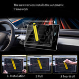 Front & Rear Display Tempered Glass Screen Protector for Model Y Juniper / 3 Highland - Tesery Official Store