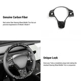 Genuine Forged Carbon Fiber Interior Mods Wrap Kit for Tesla Model 3 / Y - Tesery Official Store