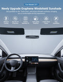 Graphene Front Windshield Sunshade for Model 3 Highland / Model Y Juniper - Tesery Official Store