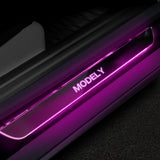 LED Colorful Lights illuminated Door Sills for Tesla Model Y/3/S/X - Tesery Official Store