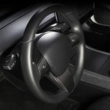Model 3 / Y Steering Wheel Patch - Carbon Fiber Interior Mods - Tesery Official Store
