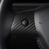 Model 3 / Y Steering Wheel Patch - Carbon Fiber Interior Mods - Tesery Official Store