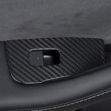 Model 3 / Y Window & Door Switch Covers - Carbon Fiber Interior Mods（Left & Right Hand） - Tesery Official Store