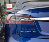 Plaid Letter Logo sticker for Tesla Model 3/Y/X/S - Tesery Official Store