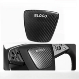Real Dry Carbon Fiber Airbag Trim Cover for New Model Y & Model 3 Highland - Tesery Official Store