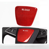 Real Dry Carbon Fiber Airbag Trim Cover for New Model Y & Model 3 Highland - Tesery Official Store