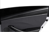 Real Dry Carbon Fiber Upper Door Trim Panel Overlay for Model 3 Highland & New Model Y - Tesery Official Store