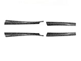 Real Dry Carbon Fiber Upper Door Trim Panel Overlay for Model 3 Highland & New Model Y - Tesery Official Store