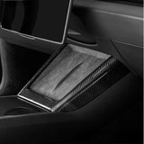 Real Dry Carbon Fiber Wireless Charging Frame for New Model Y & Model 3 Highland - Tesery Official Store