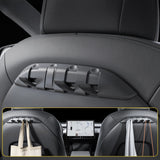 Rear Seat Back Hooks & Organizer for Tesla Model 3/Y 丨TESERY - Tesery Official Store