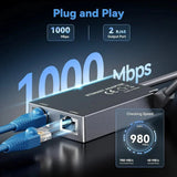 Starlink Gen 2 Dual - Port Ethernet Adapter | 2 - in - 1 RJ45 Splitter - Tesery Official Store