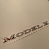 Tailgate Logo Letters Rear Emblems For Tesla Model 3/Y/X/S - Tesery Official Store