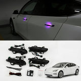 Tesery Automatic Door Handles for Model Y Juniper / Model 3 Highland | Wireless OTA & RGB LED (AMD) - Tesery Official Store