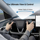 TESERY Carbon Fiber Heated Yoke Steering Wheel for Model 3 Highland / Model Y Juniper - Tesery Official Store