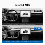 TESERY Carbon Fiber Heated Yoke Steering Wheel for Model 3 Highland / Model Y Juniper - Tesery Official Store