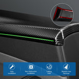 TESERY Dry Carbon Fiber Full Upper Oversized Extended Door Panel Overlays for Model Y Juniper - Tesery Official Store