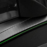 TESERY Dry Carbon Fiber Full Upper Oversized Extended Door Panel Overlays for Model Y Juniper - Tesery Official Store