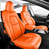 TESERY Seat Covers for Tesla Model 3 / Model Y - Orange