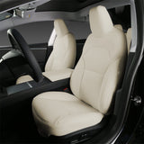 TESERY Seat Covers for Tesla Model 3 Highland / Model Y - Off White