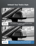 TESERY Side Mirror Cover for Tesla Model Y Juniper ( OEM Style ) - Dry Carbon Fiber Exterior Mods - Tesery Official Store