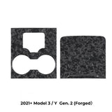 Tesla Model 3 / Y Center Console Wrap Cover (Gen. 1 & 2 & 3) - Carbon Fiber Interior Mods - Tesery Official Store