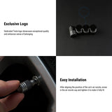 Valve Stem Caps 4 Pack Fit Suitable for Tesla 3/Y/S/X 2017-2023 - Tesery Official Store