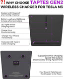 Wireless Charger Horizontal Version for Tesla Model 3（2017-2020） - Tesery Official Store